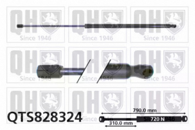 QUINTON HAZELL qts828324 -  Газовая пружина, крышка багажник